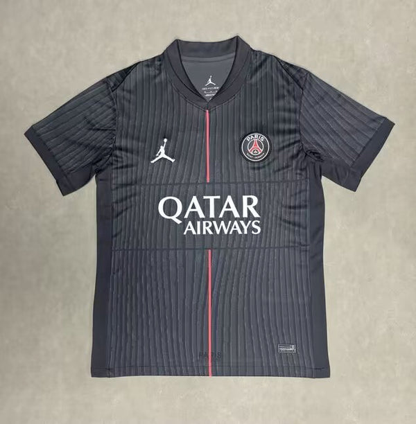 Camiseta PSG Cuarta Equipacion negra 25-26 frontal