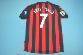 Camiseta AC Milan Local 02-03 complemento 2