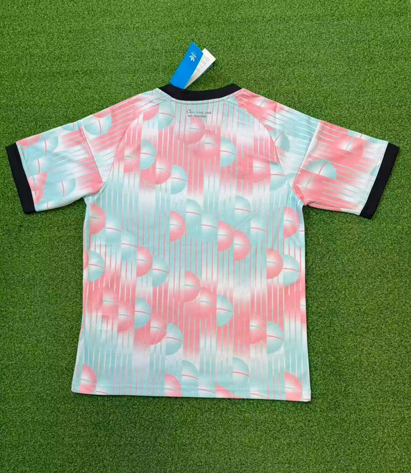 Camiseta Bélgica Visitante Mundial 2026 trasera
