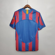 Camiseta FC Barcelona Local 05-06 Edicion Campeon trasera
