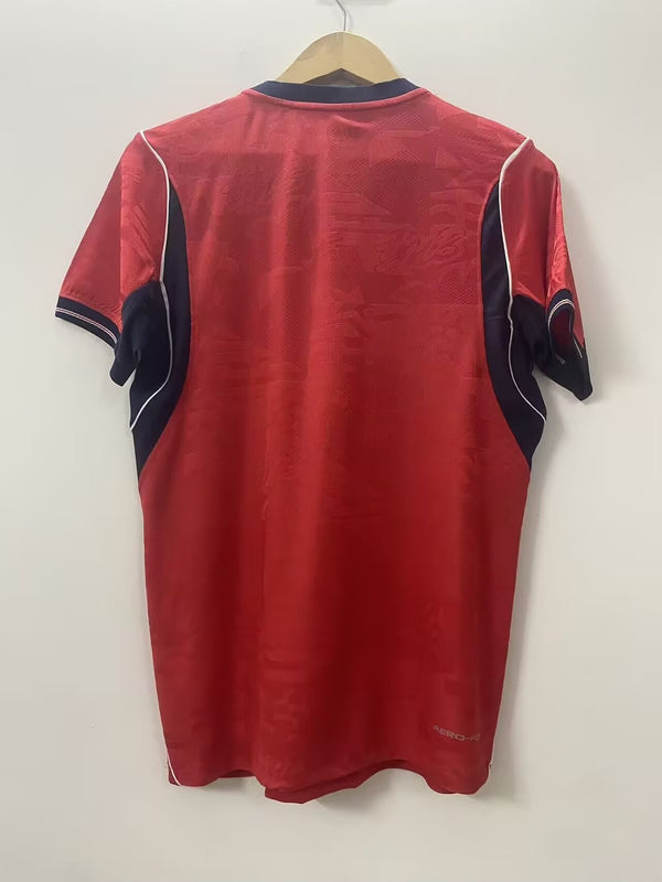 Camiseta Inglaterra Visitante Mundial 2026 trasera