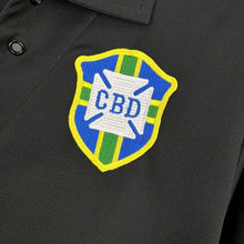 Camiseta Brasil Especial Negro Manga Larga Retro 04-05 complemento 3