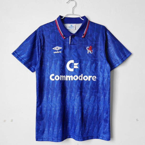 Camiseta Chelsea Local 89-91 Retro frontal